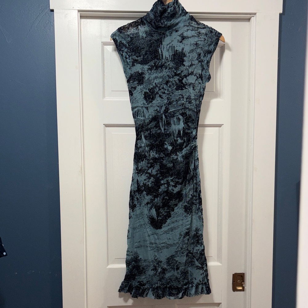 Diane Von Furstenberg Sheer Mesh Dress